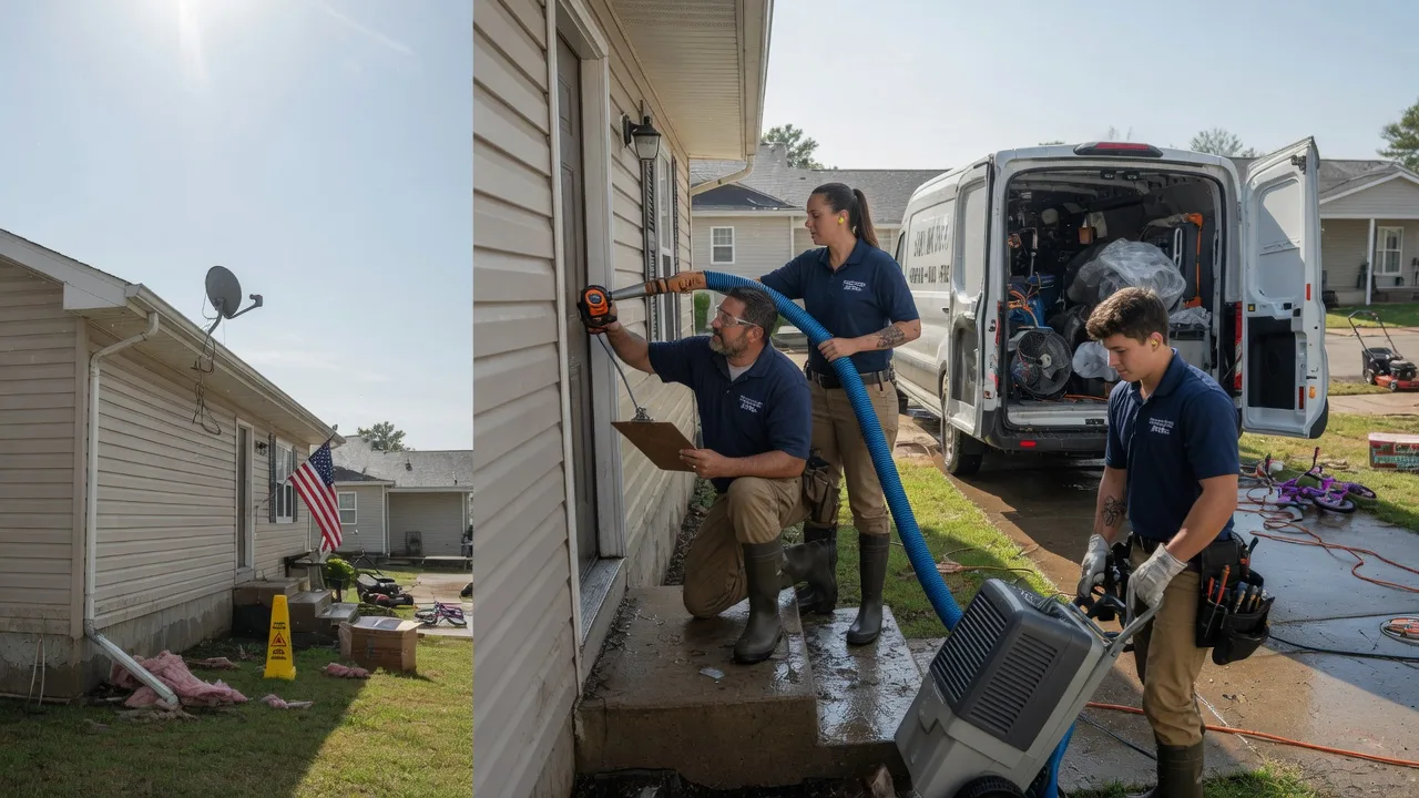 Ceiling Water Damage Restoration in Akron, CO near me